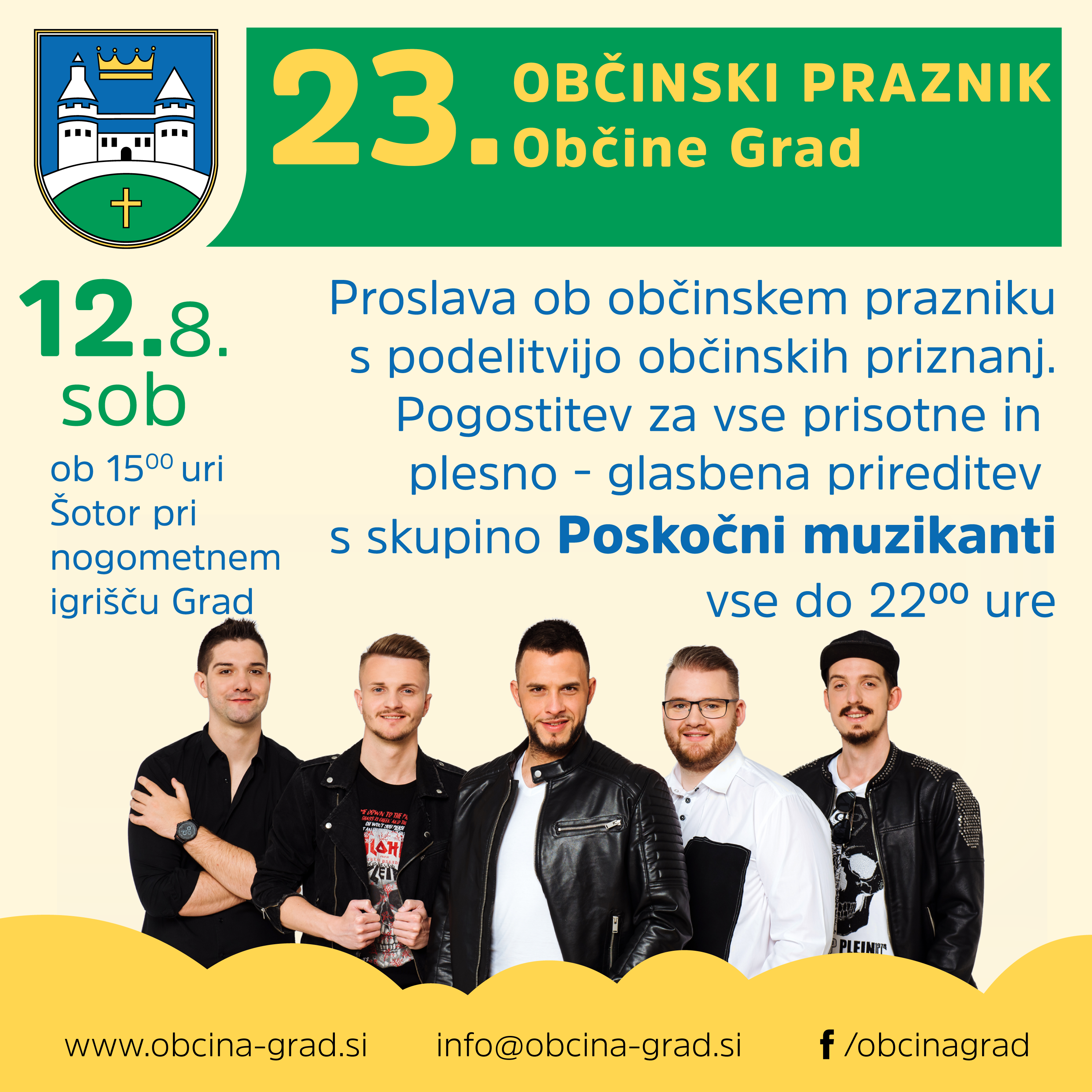 VABILO - 23. OBČINSKI PRAZNIK OBČINE GRAD